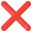 ❌
